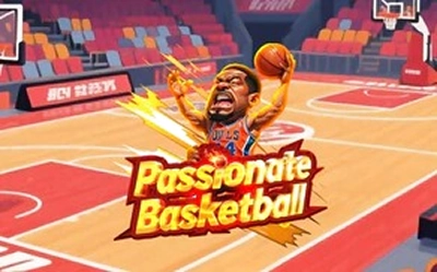 Passionate Basketball player dunking on court